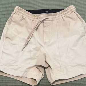Lululemon Athletica bowline utilitech Men's Beige Athletic Shorts